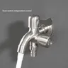 Robinet de toilette mural rotatif multifonctionnel en… – vue 4