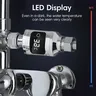 Thermomètre de douche d'eau à affichage LED électrique – vue 3
