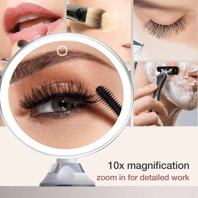 Miroir de maquillage grossissant 10x – vue 2