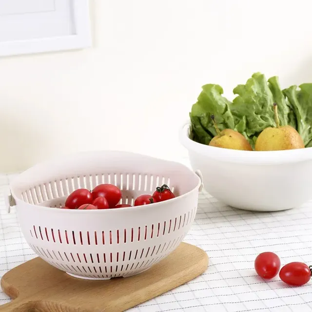Plateau à fruits de cuisine amovible Double couche… – vue 3