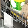 Support de rangement pour évier de cuisine en acier… – vue 2