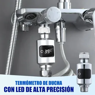 Pyromètre de douche numérique LED