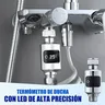 Pyromètre de douche numérique LED