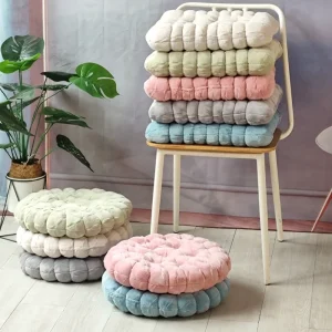 Coussin de siège doux en velours de lait, rond ou sur mesure, pour la maison, le sol, le bureau, confortable, pour les fesses, 40x40cm, livraison directe