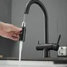 Robinets d'évier de cuisine à filtre extractible – vue 3