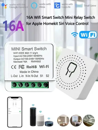 Commutateur intelligent WiFi 16A/20A