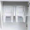2pcSset White Tlides Datoir Rails coulissants Bin Tracks… – vue 3