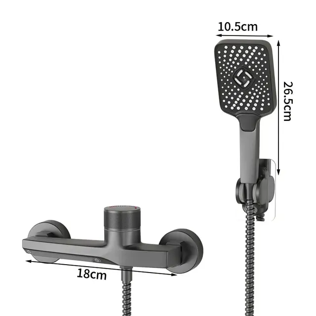 Ensemble de robinets de baignoire cascade – vue 3