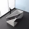 Baignoire de luxe en pierre solide – vue 2
