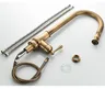 Robinet de cuisine en laiton Antique – vue 5