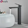 Robinet de lavabo de salle de bains noir mat – vue 2