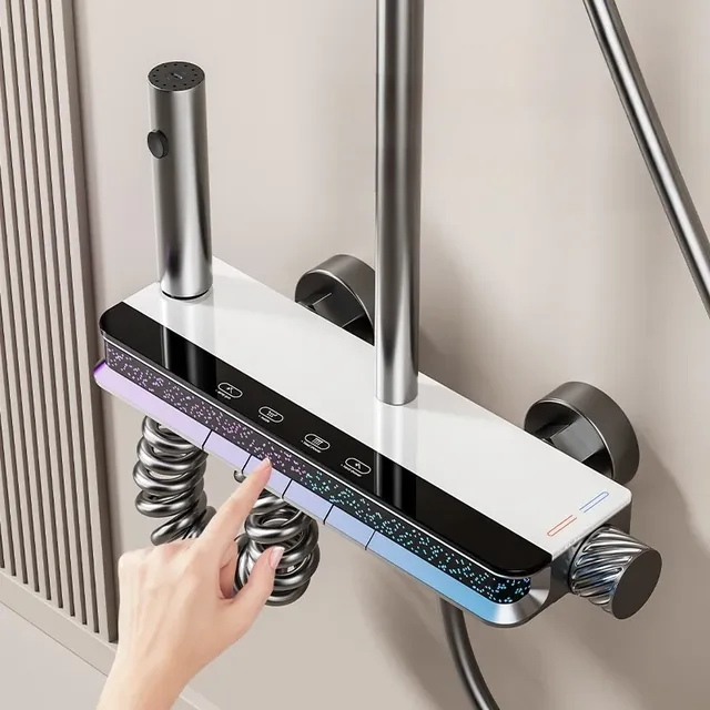 Ensemble de robinets de douche à affichage numérique… – vue 2