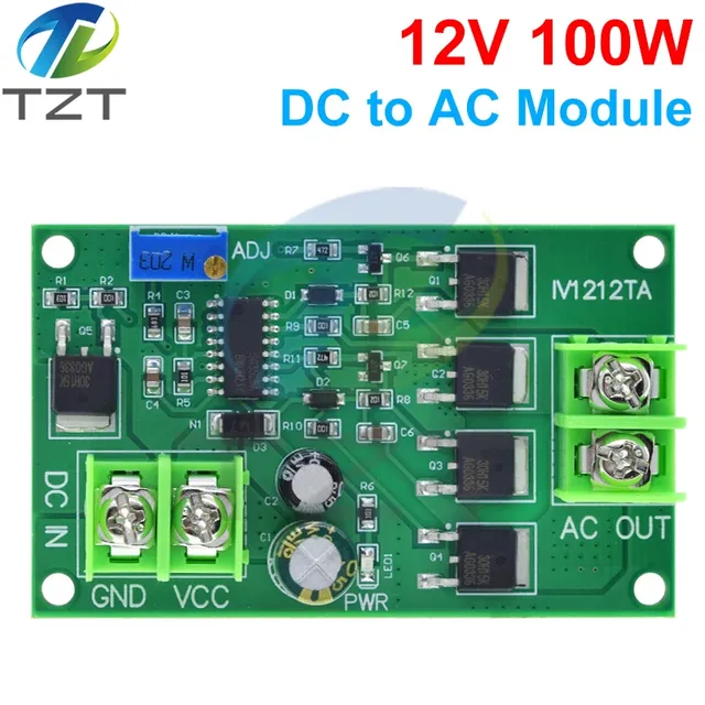Transformateur d'onduleur de puissance 100W DC-AC DC 12V… – vue 3
