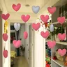 Rideau décoratif en forme de cœur avec nœud – vue 3