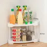 Étagère angle trois niveaux plastique PP empilable… – vue 2