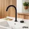 Robinet de lavabo noir mat à 2 trous – vue 2