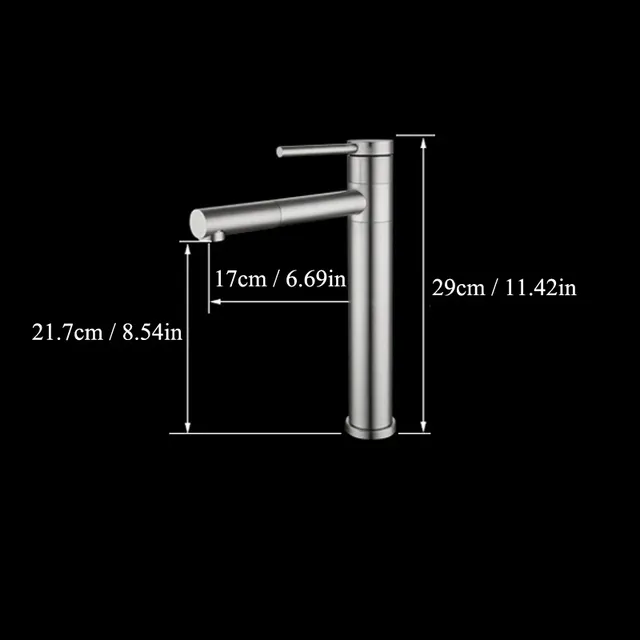 Robinet de lavabo de salle de bains rotatif à 360 degrés – vue 7