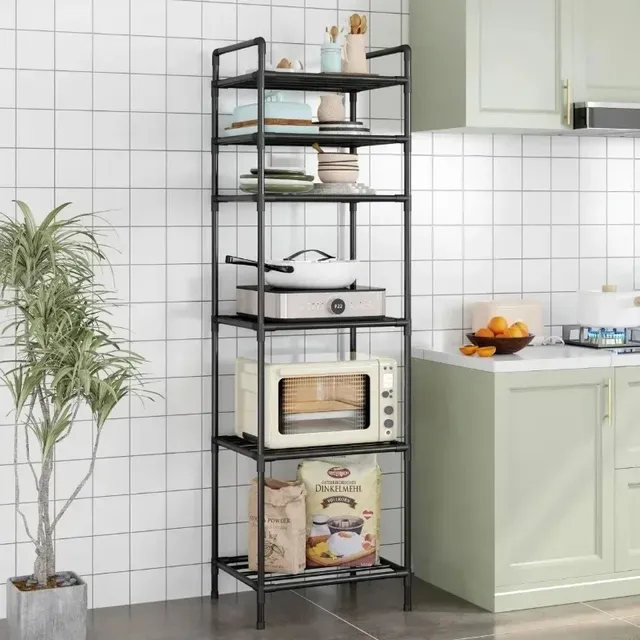 Étagère rangement cuisine cinq niveaux roulettes… – vue 5