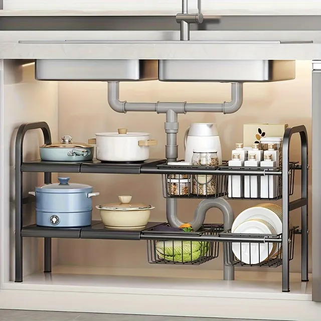 Supports de rangement de cuisine réglables – vue 5