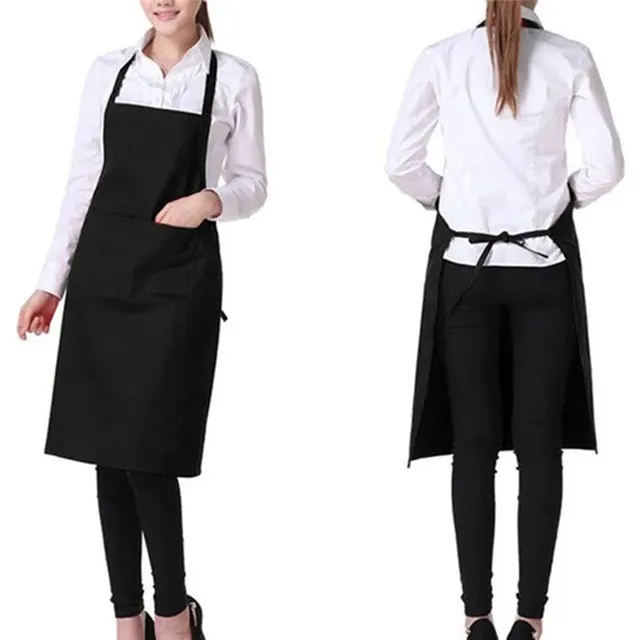 Tablier de cuisine solide avec poche – vue 2
