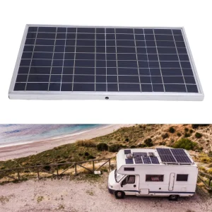 Kit de contrôleur de panneau solaire 100W, panneau solaire à cadre en aluminium et contrôleur 12V 10-50A pour panneau solaire de bateau de voiture RV Kit de contrôleur de panneau solaire 100W, panneau solaire à cadre en aluminium et contrôleur 12V 10-50A pour panneau solaire de bateau de voiture RV