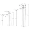 Robinet lavabo monotrou monocommande poignée unique… – vue 3