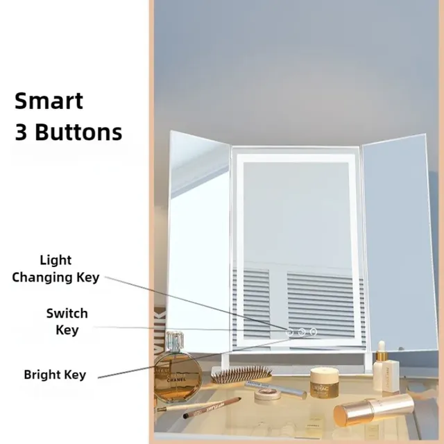 Miroir pliant esthétique Led – vue 5