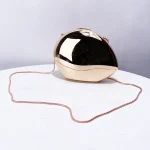 Sac messager portable Oval QueBag, JOGlossy, Tendance de la mode européenne et américaine, Haut de gamme, Bergame, Initié, Nouveau, 2024