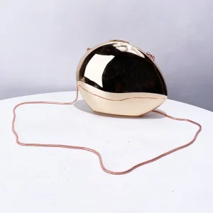 Sac messager portable Oval QueBag, JOGlossy, Tendance de la mode européenne et américaine, Haut de gamme, Bergame, Initié, Nouveau, 2024