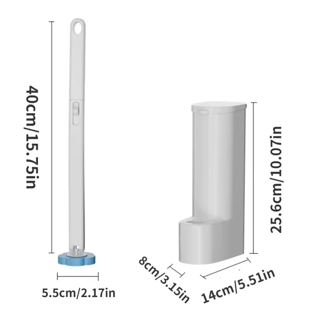 1 ensemble de nettoyeur de brosse de toilette jetable… – vue 6