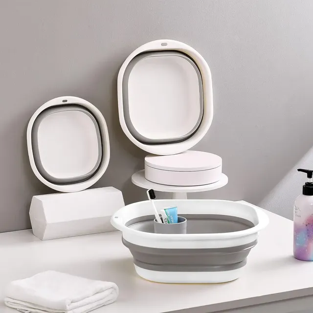 Paquet de 3 bacs à laver pliables – vue 2