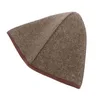 Chapeau sauna feutre laine gris brun isolant thermique… – vue 3