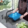 ASRAS 304 évier de cuisine multifonctionnel en acier… – vue 4
