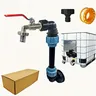Adaptateur robinet cuve IBC tige verticale noire 50cm… – vue 2