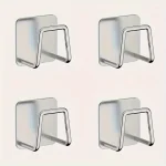 Support de rangement de cuisine 4 pièces, planche à découper murale sous armoire sans poinçonnage, multifonctionnelle, accessoires