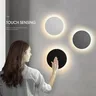 Applique murale ronde avec interrupteur tactile – vue 1