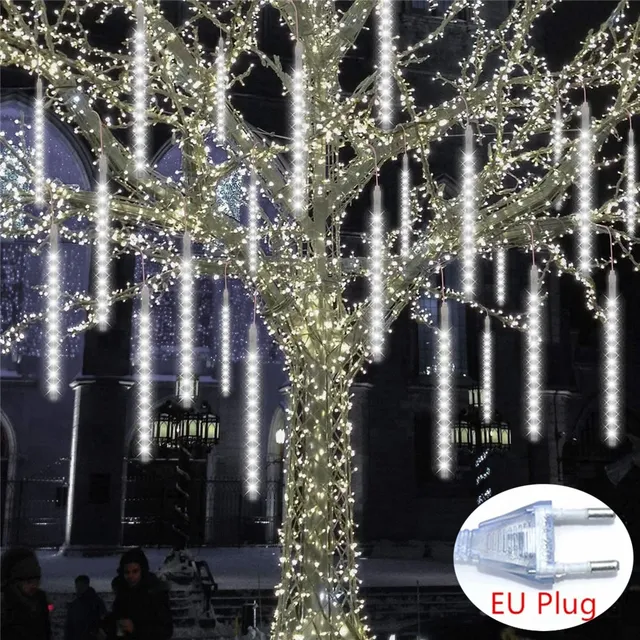 Guirlande lumineuse LED en forme de pluie de météores – vue 3