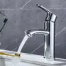 Robinet de lavabo chromé – vue 4