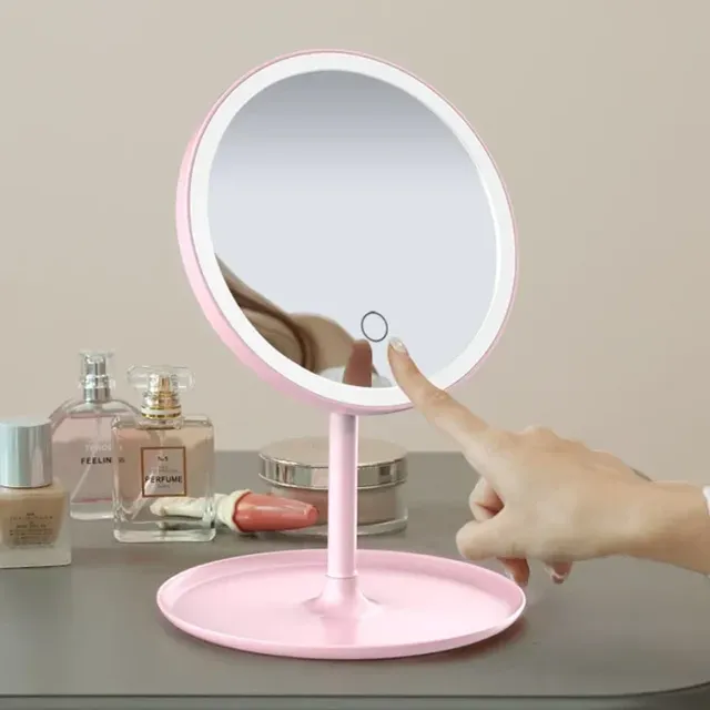Miroir de maquillage LED avec lumière 5x miroirs miroir… – vue 2