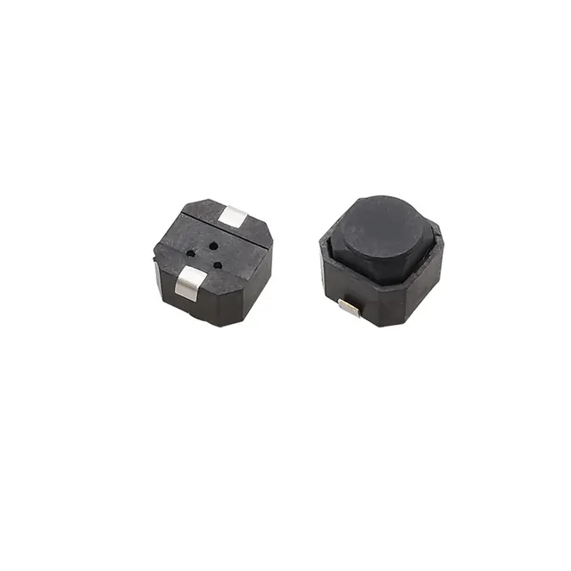 Interrupteur tactile silicone noir 6x6x5mm 2 broches… – vue 5