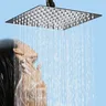 Pommeau de douche à effet pluie carré en acier inoxydable – vue 6