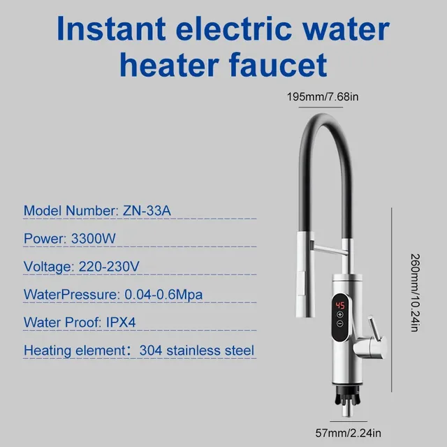 Chauffe-eau électrique 220V – vue 5