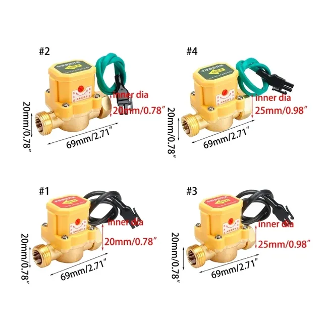 Capteur débit eau électronique interrupteur flux pompe… – vue 6