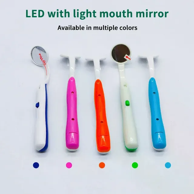 Miroir buccal à lumière dentaire Led – vue 3