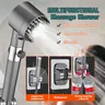Pommeau douche main haute pression multifonction trois… – vue 1