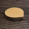 Miroir maquillage rotatif bois noyer naturel compact… – vue 3
