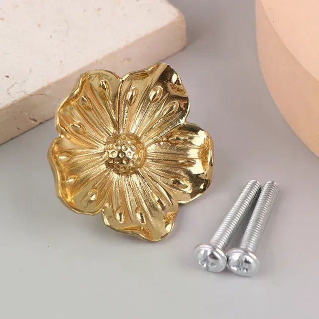 1PC bouton armoires fleur de prunier meubles poignées… – vue 4
