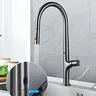 Robinet de cuisine extractible gris pistolet de style… – vue 5