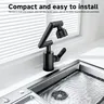 Robinet cuisine inoxydable rotatif 1080 rotation 3D bec… – vue 7