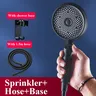Pommeau de douche 3 modes de pluie ABS rond haute… – vue 5